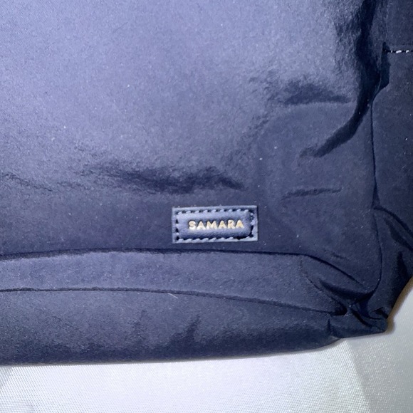 Samara The Ocean Backpack Navy Blue Nylon Unisex Laptop Work Travel Bag EUC - Picture 2 of 15